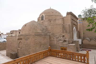 Sayid Allauddin Mausoleum, 14th c, Around Khiva, Uzbekistan 2023