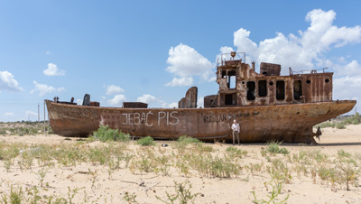 Scotsman + Beached Ship, Moynaq, Uzbekistan 2023