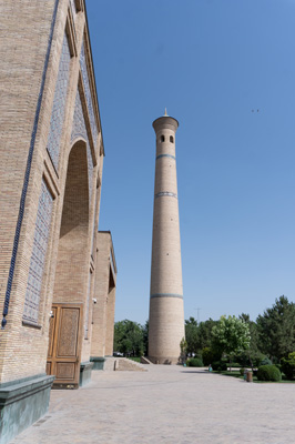 Khazrati Imam Mosque minaret, Mosques and Madressas, Uzbekistan 2023