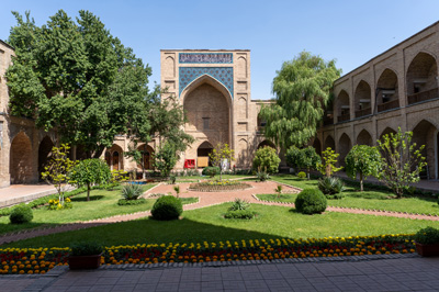 Ko’kaldash Madrassi courtyard, Mosques and Madressas, Uzbekistan 2023