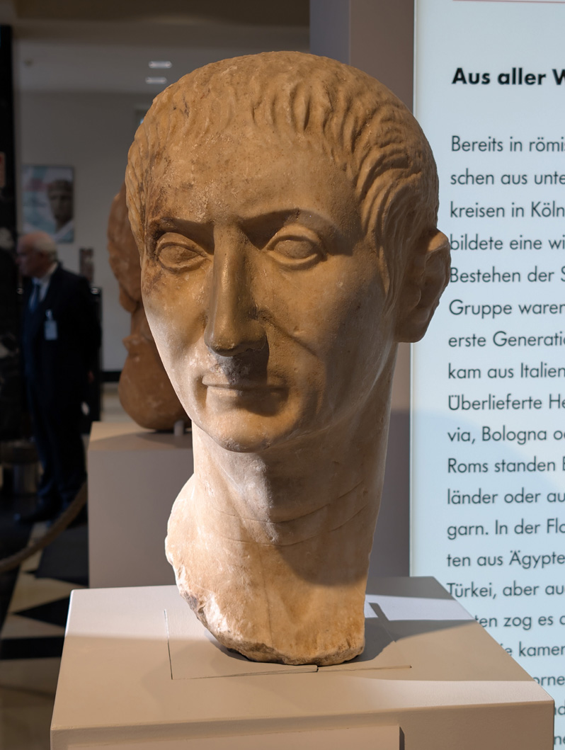 Cologne: Römisch-Germanisches Museum, Bust of Trajan