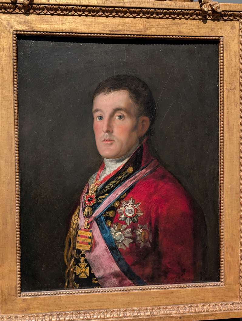 London: National Gallery, Goya.  Wellington (~1812)