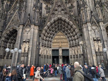 Cathedral Entrance, Cologne Cathedral, Cologne++, December 2024
