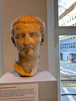 Bust of Tiberius, Cologne: Römisch-Germanisches Museum, Cologne++, December 2024