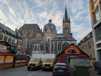 Cathedral from the North, Aachen Cathedral, Cologne++, December 2024