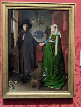 Van Eyck.  The Anolfini Portrait (1434), London: National Gallery, Cologne++, December 2024
