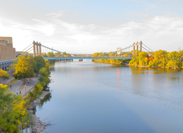 The Mighty Mississippi  at Minneapolis, Around Minneapolis, Mid West 2024