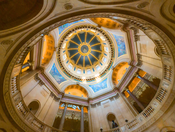 Dome interior, Minnesota State Capitol, Mid West 2024
