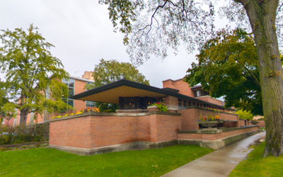 Frank Lyyod Wright's Frederik C Robie House, Chicago, Illinois, Mid West 2024