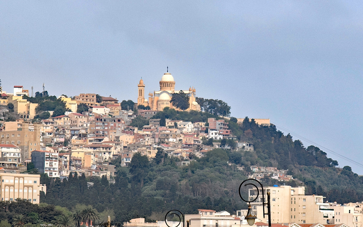 Around Algiers, View to Church of Notre Dame d